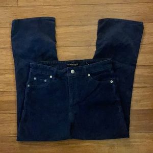 Lucky Bridgette Cropped Flare Navy Corduroy size 6 / 28
